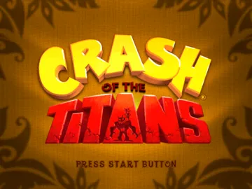 Crash of the Titans screen shot title